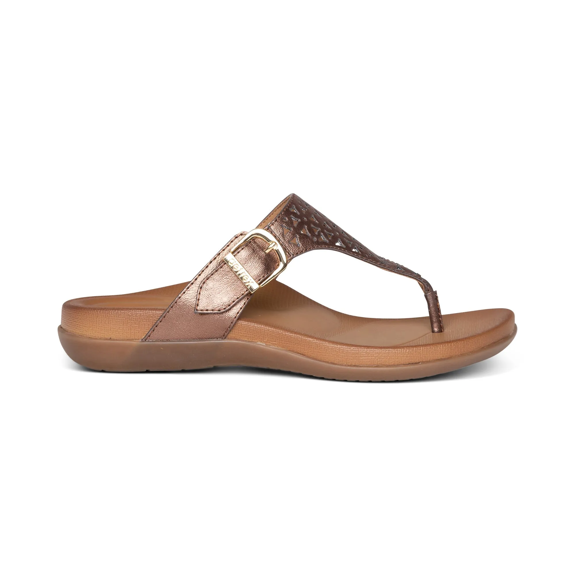 Aetrex Rita Adjustable Thong Sandal Women's