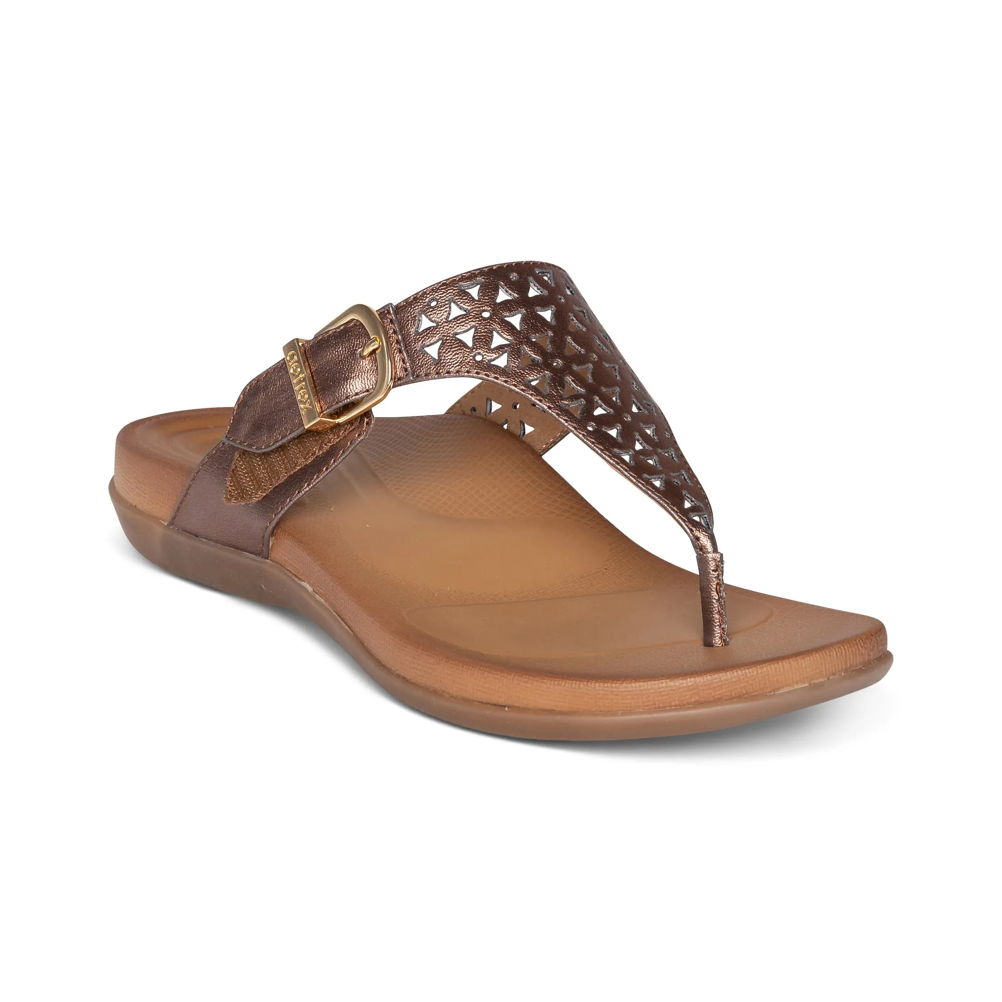 Aetrex Rita Adjustable Thong Sandal Women's