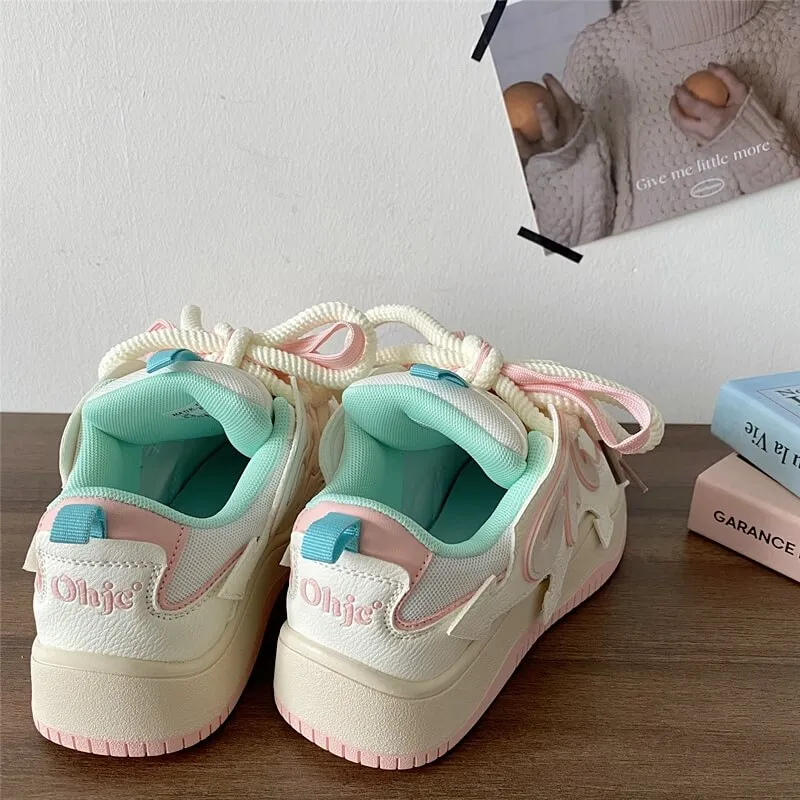 Angelcore Pastel Colors Soft Girl Aesthetic Sneakers Shoes