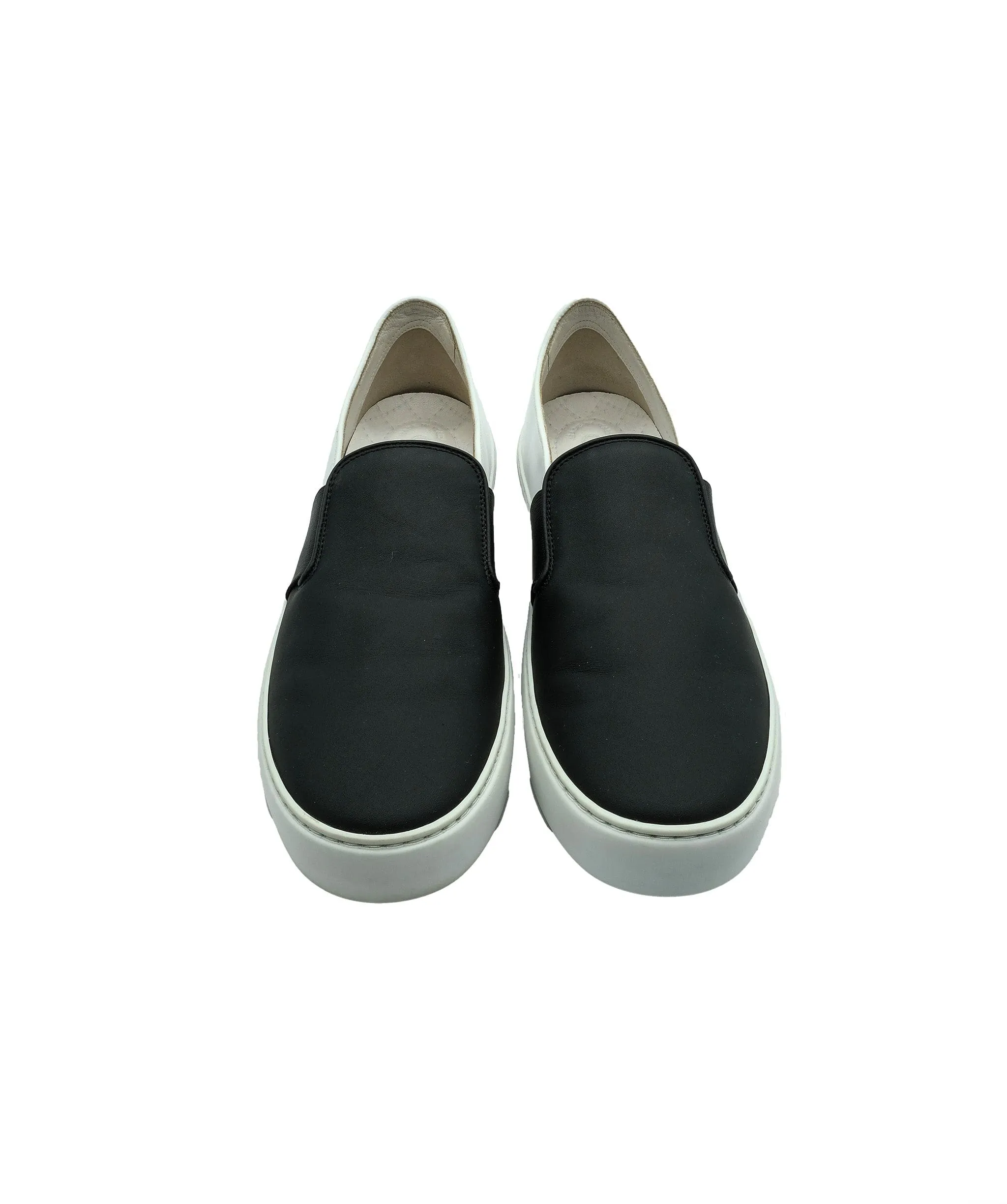 Chanel Black White Slip Ons 40EU