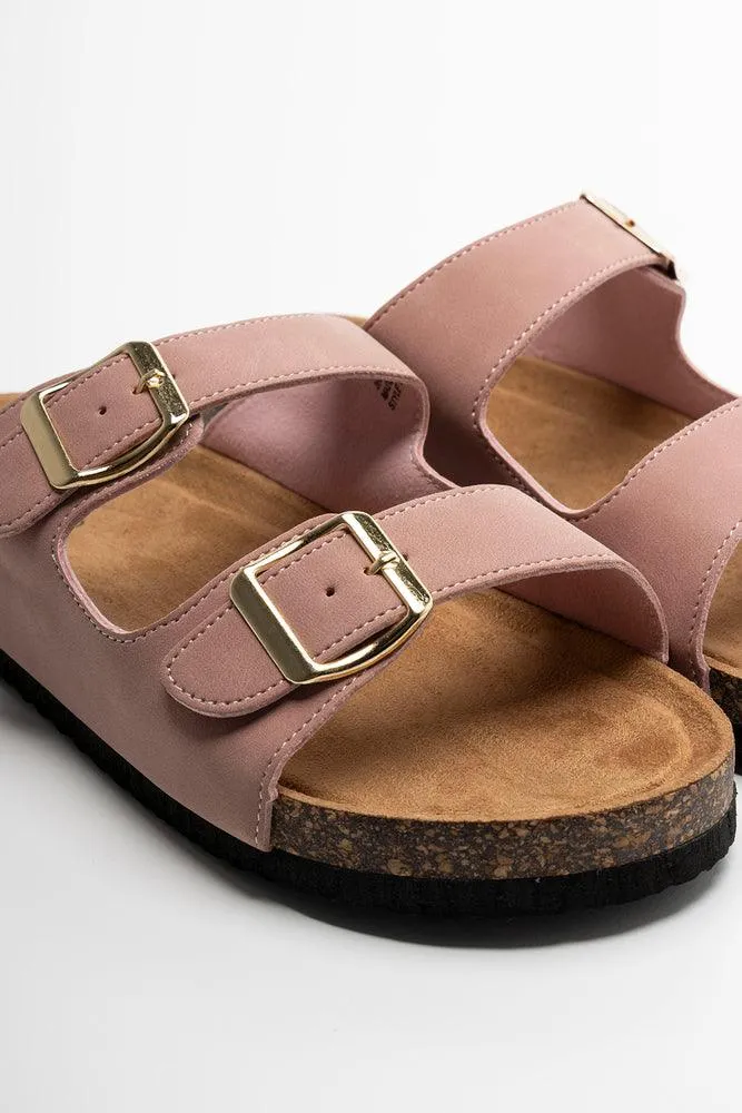 Double Strap Sandal Pink