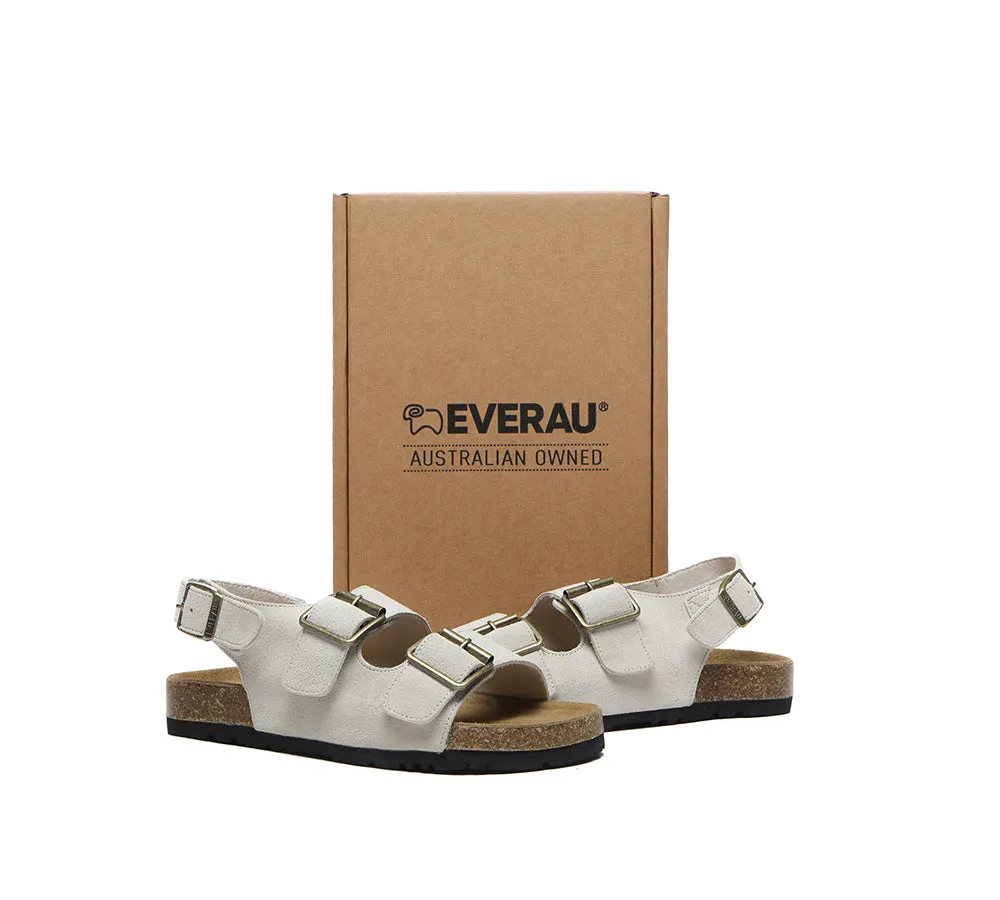 EVERAU® Adjustable Straps Embossed Slingback Summer Sandals Layne