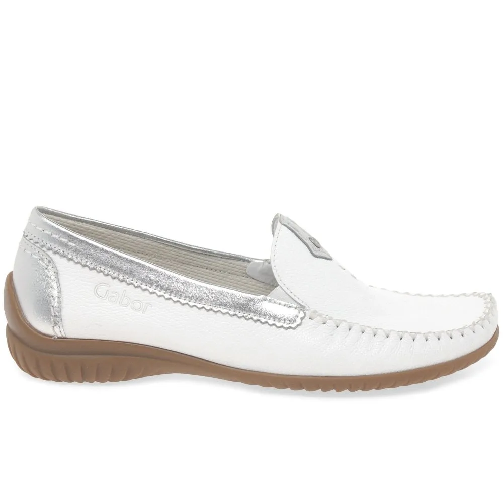 Gabor Slip On Shoe 46.090.50 White/Silver