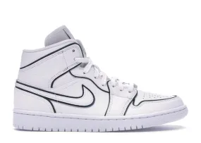 Jordan 1 Mid Iridescent Reflective White (Women'S)