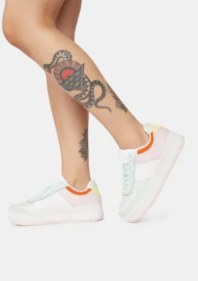 Mint Make It Real Platform Sneakers