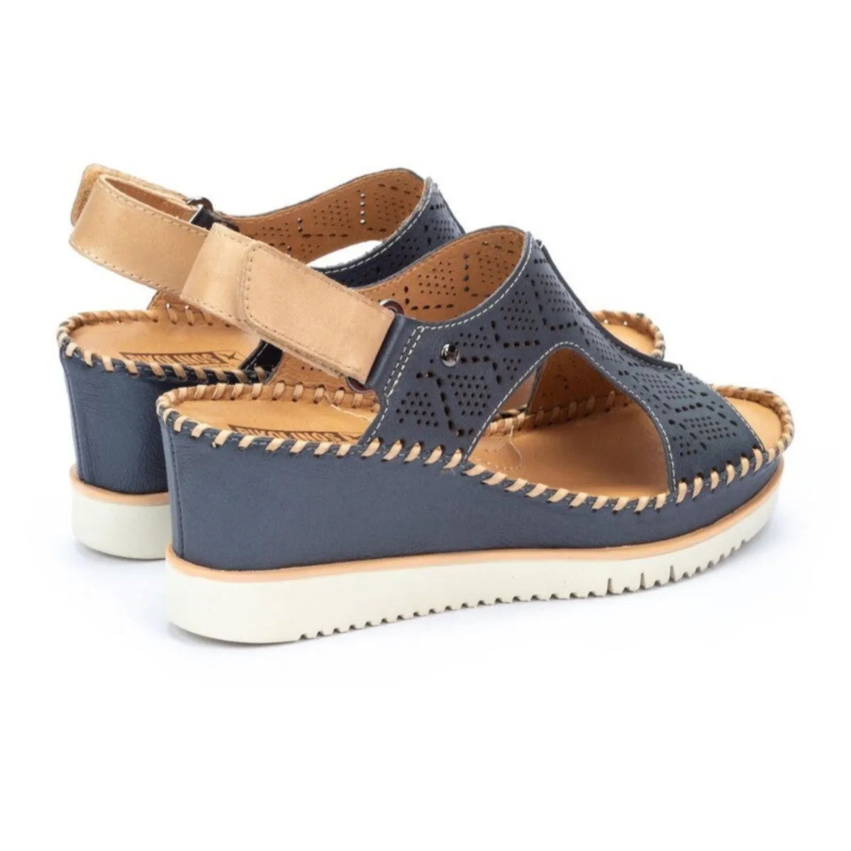 Pikolinos Aguadulce W3z-1775cpc1 Women's Wedge Sandals in Blue