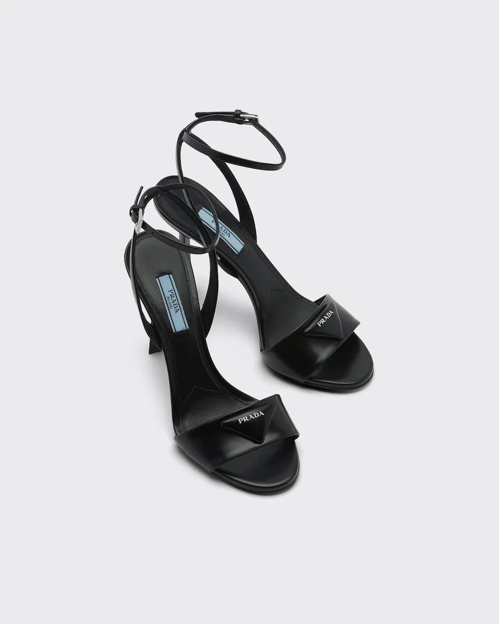 Prada Brushed Leather Sandals