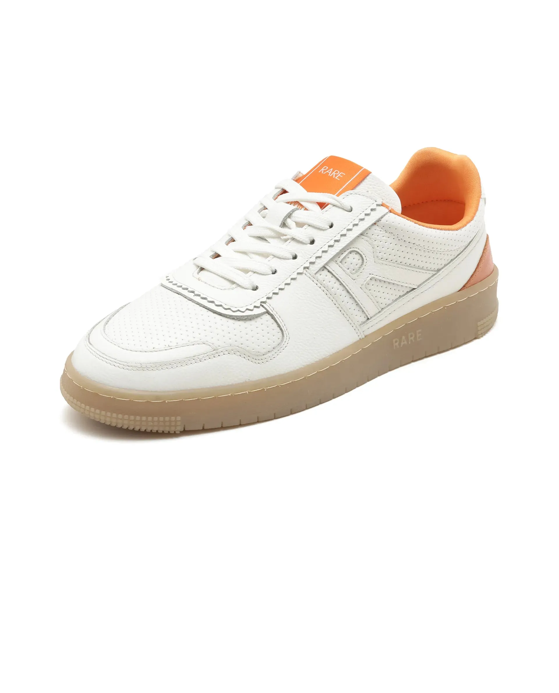 Rare Rabbit Men Neva White Lace-Up Closure Sneaker