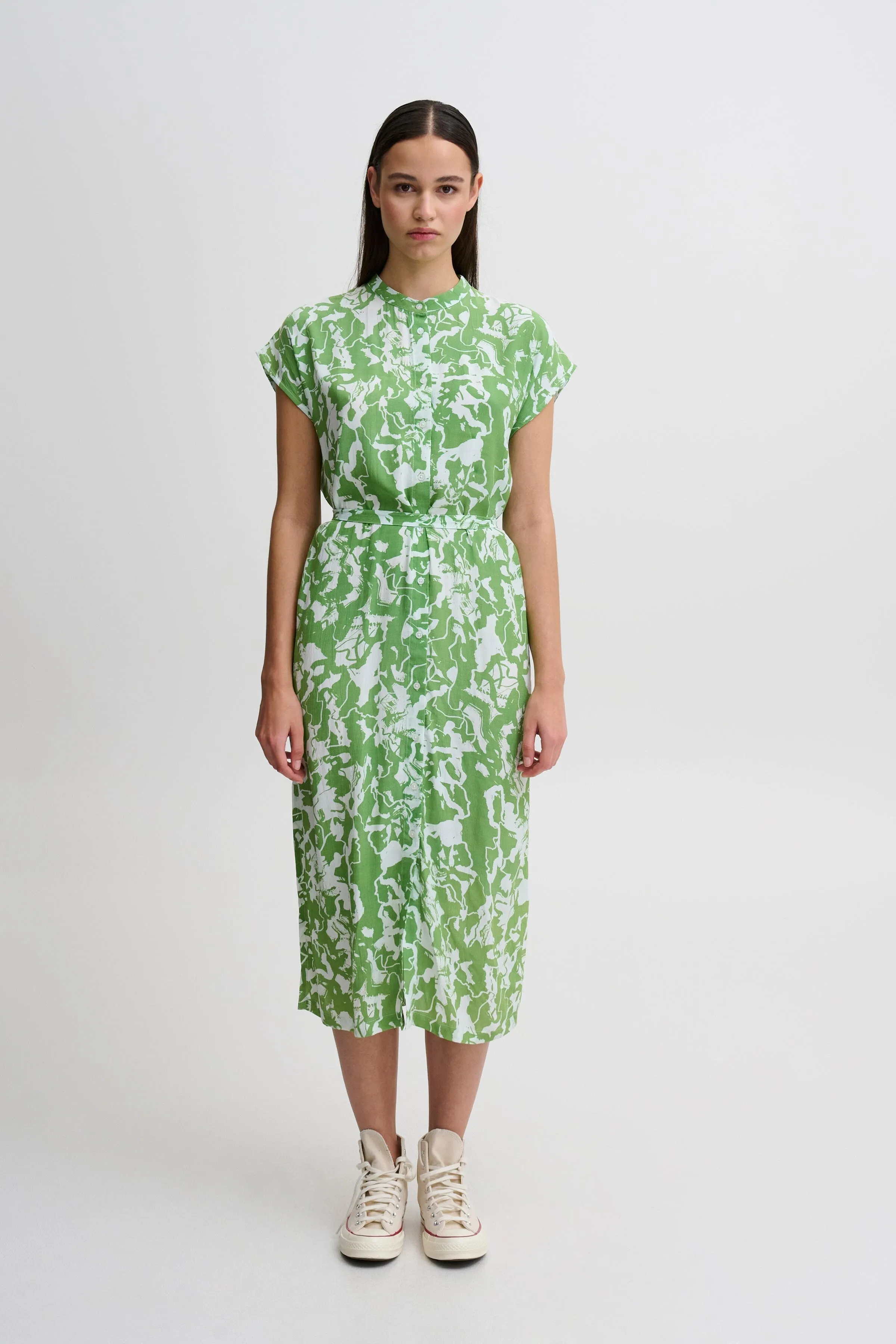 Regine Dress in Greenbiar