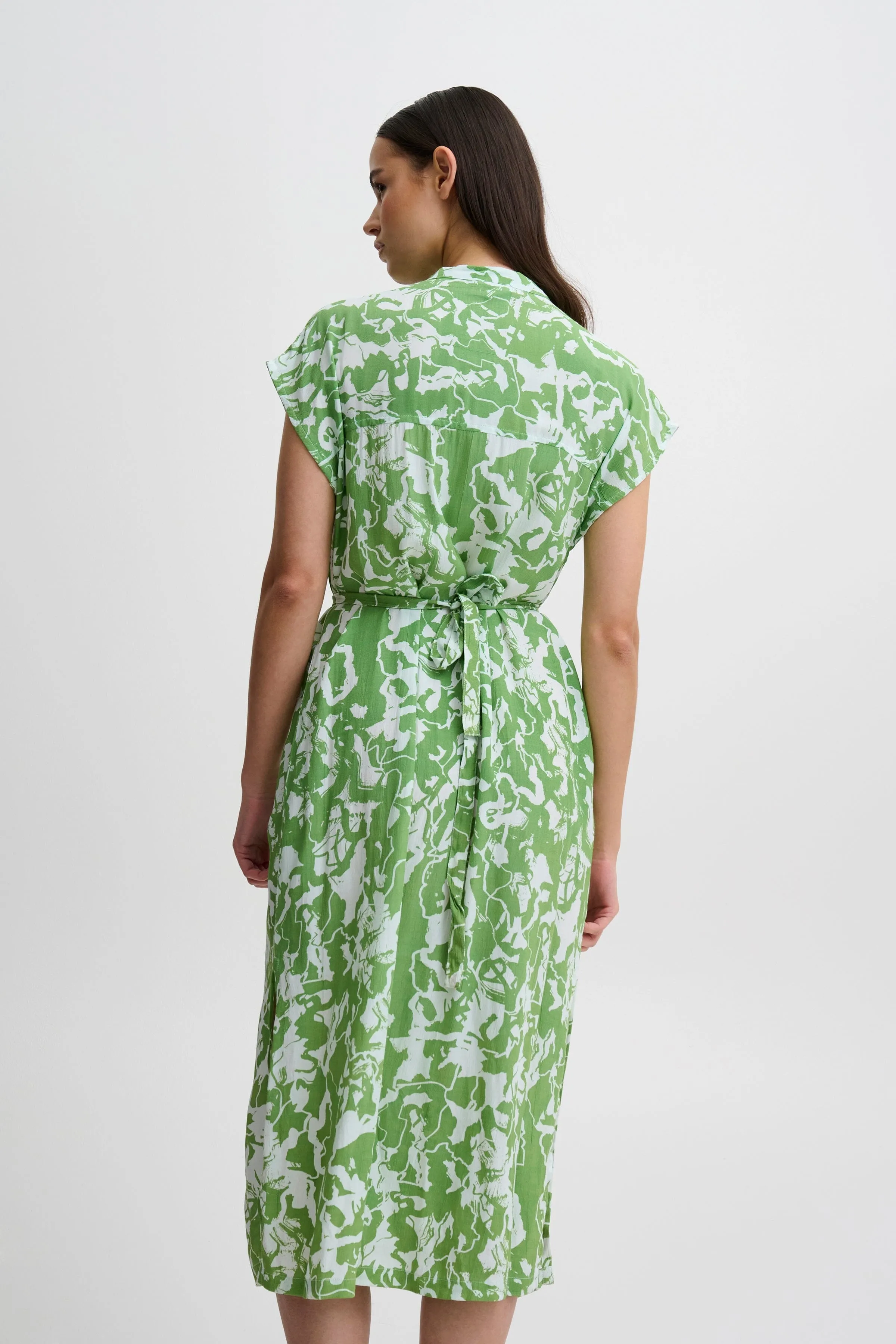 Regine Dress in Greenbiar