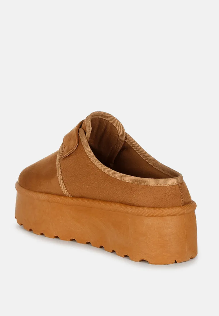 Ryeson Buckle Strap Platform Classic Slip-On