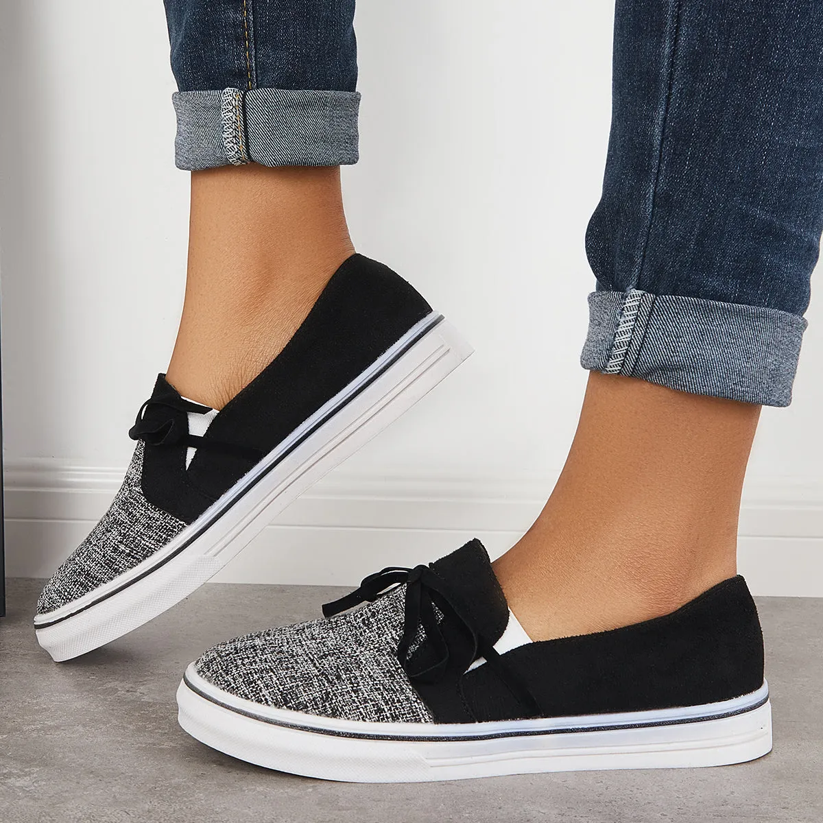 Sohiwoo  sneaker Comfy Flat Canvas Sneakers