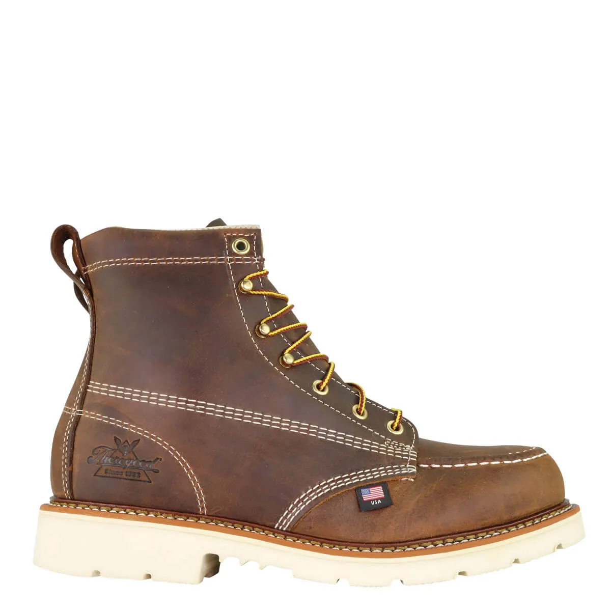 THOROGOOD Men's American Heritage – 6 Inch Trail Crazyhorse Safety Toe 804-4375